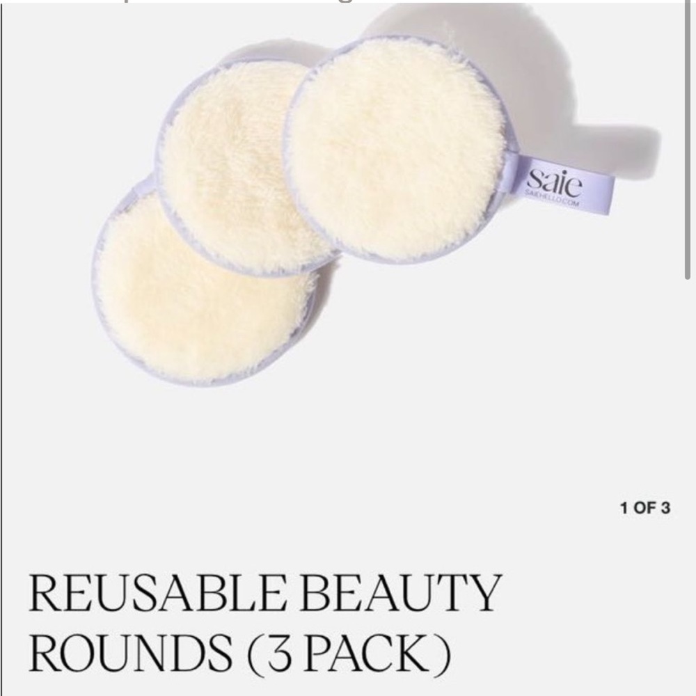 NWT saie - 3 reusable beauty rounds